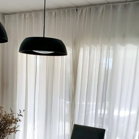 Cortinas de Gasa lavada Off White 230x220 cm  (x 2 paños)