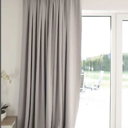 Cortinas de Black out lavable Blanca 140x220 cm  (x 2 paños)