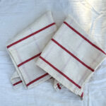 Servilleta Algodón Estampada 40x40cm (pack x6 ) - RAYA ROJA