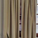 Cortinas de Black out lavable Natural 140x220 cm  (x 2 paños)