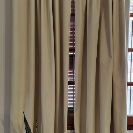 Cortinas de Black out lavable Natural 140x220 cm  (x 2 paños)