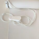 Cortina Roller Black Out Entelado 47cm ancho x 200cm alto Linen Blanco