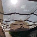Toldo de Patio 335x 250cm Estilo Romano Screen Gris