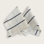 Servilleta Algodón Estampada 40x40cm (pack x6 ) - RAYA AZUL